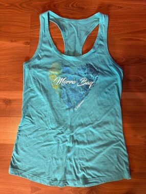 Morro Bay Teal Racerback Tank Top - Women's